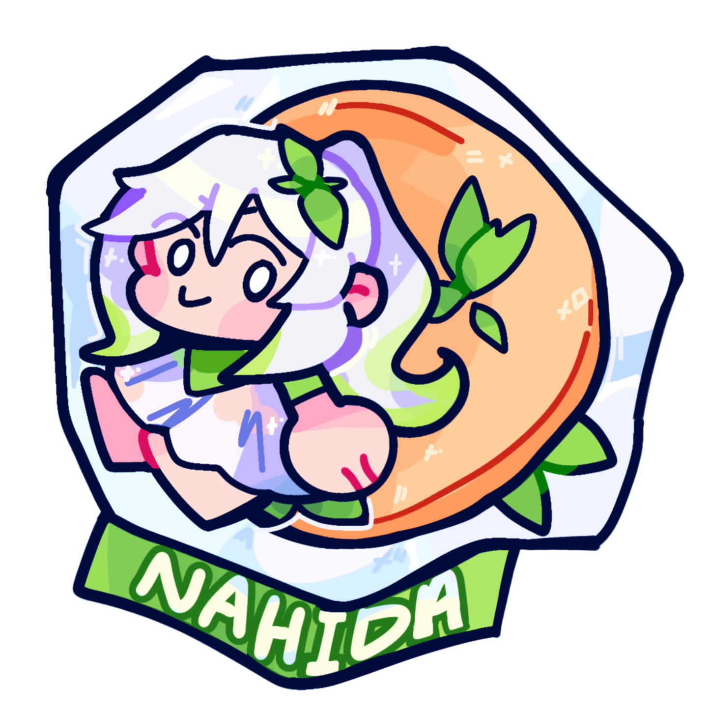 Genshin Stickers with Bread (Archons)