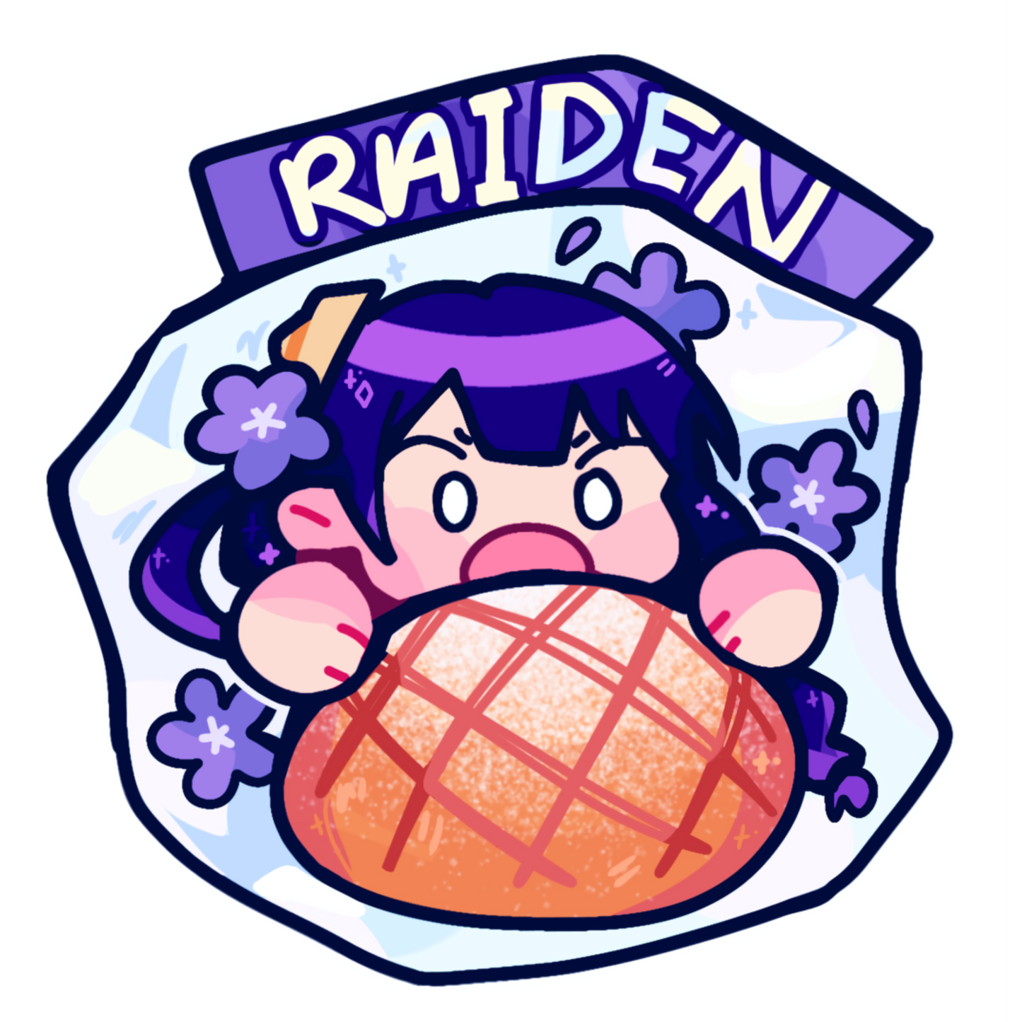 Genshin Stickers with Bread (Archons)