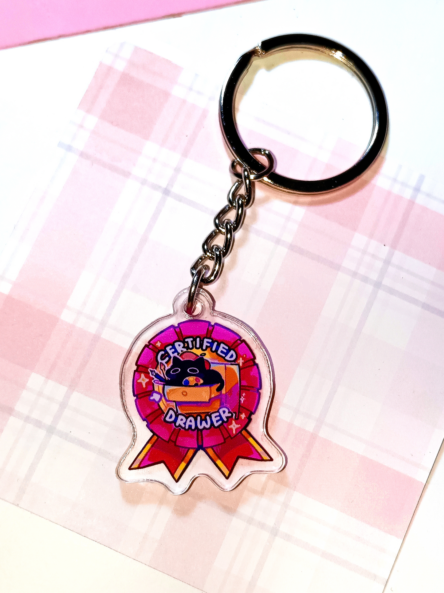 Certified Drawer Small Keychain Certified Artist