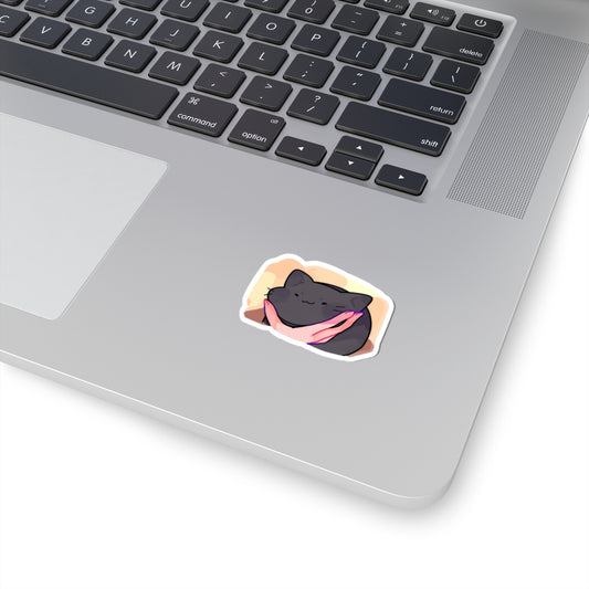 Squish Cat Kiss-Cut Stickers