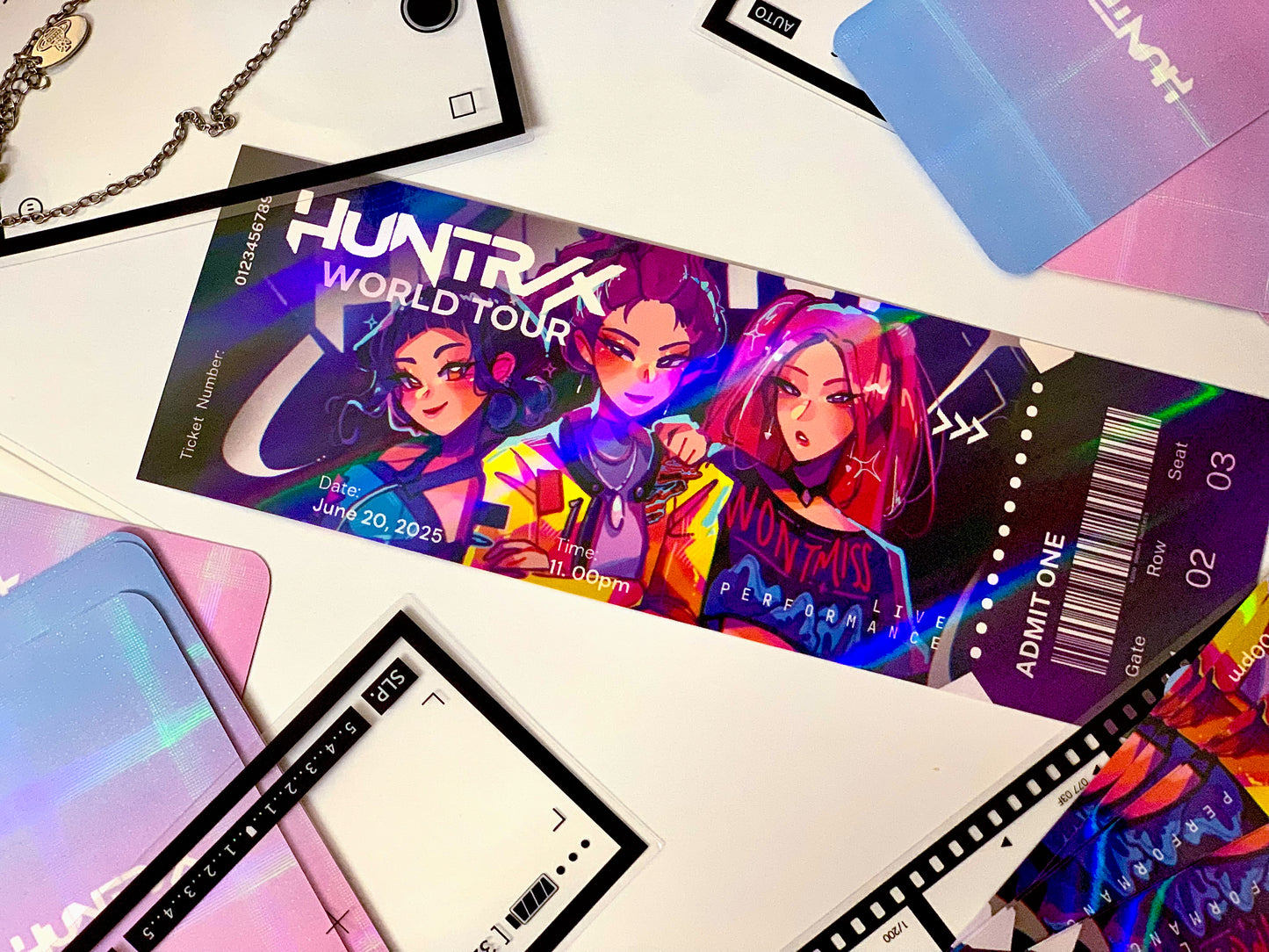 K-Pop Demon Hunters Huntrix Concert Ticket