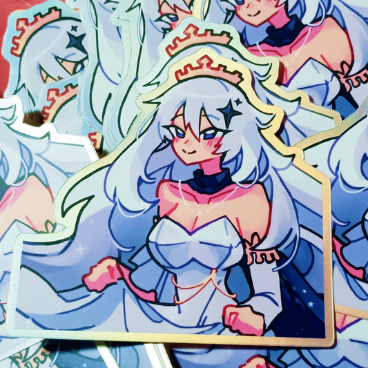 Paimon Princess Sticker (Holographic)