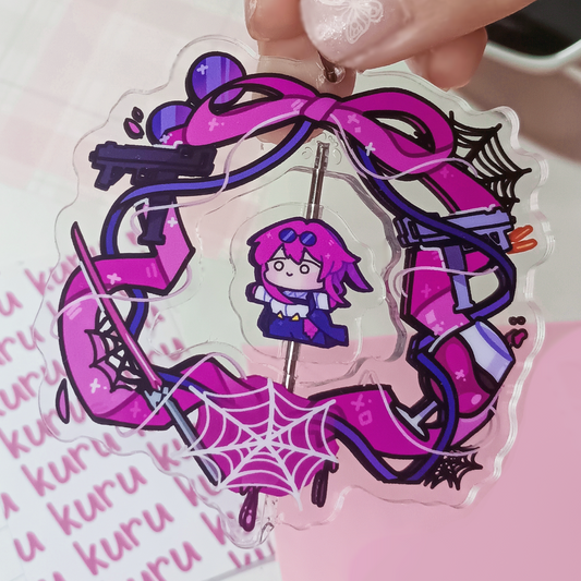 Kafka Kuru Kuru Spinning Keychain