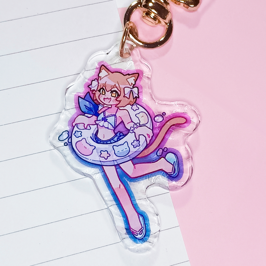 Felix Argyle Mini Float Ripple Acrylic Keychain