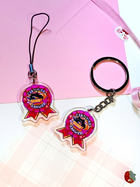 Certified Drawer Small Keychain Certified Artist