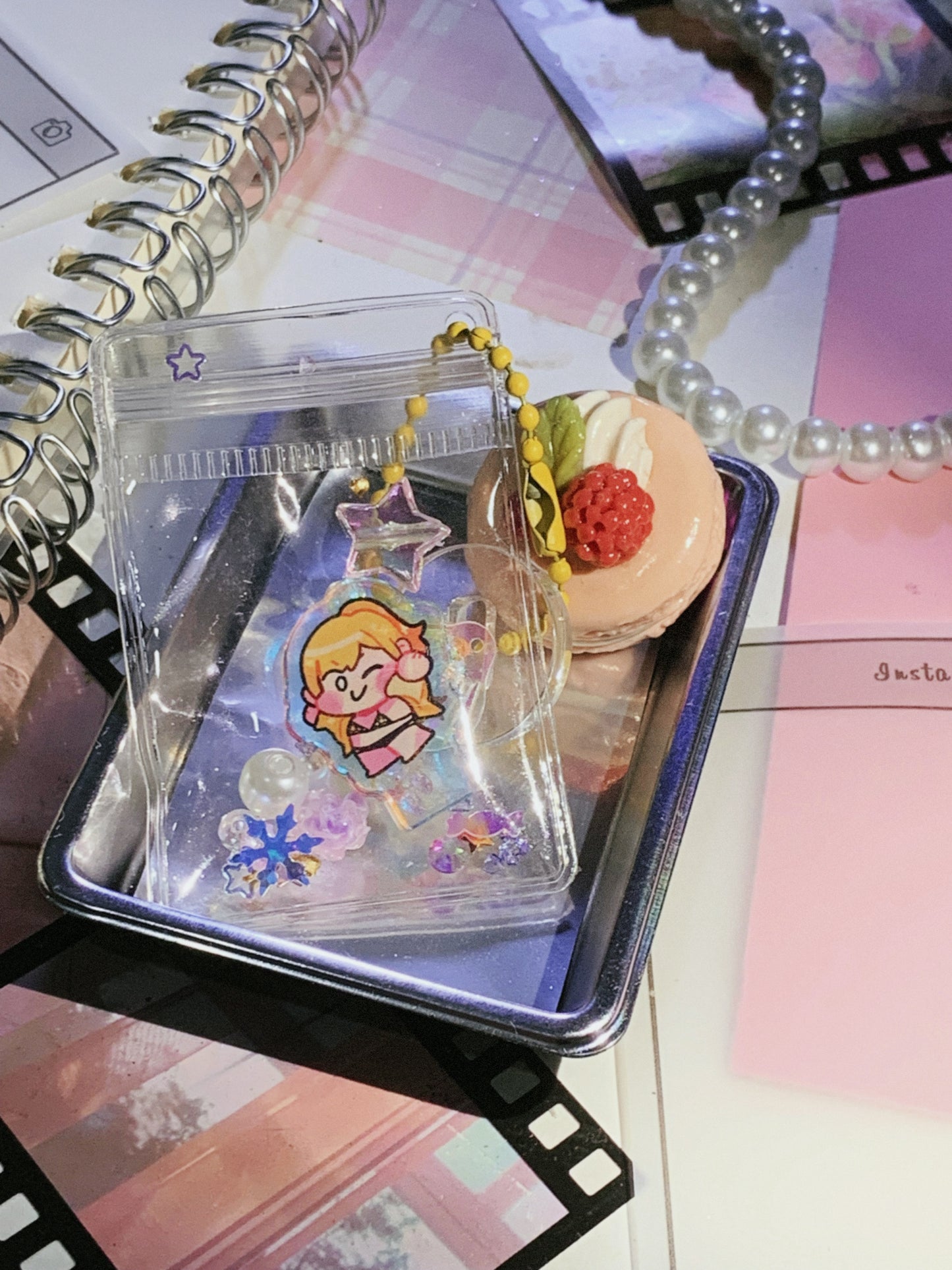 My Candy Packet Darling Marin Kitagawa Laser Mini Standee in a small baggie