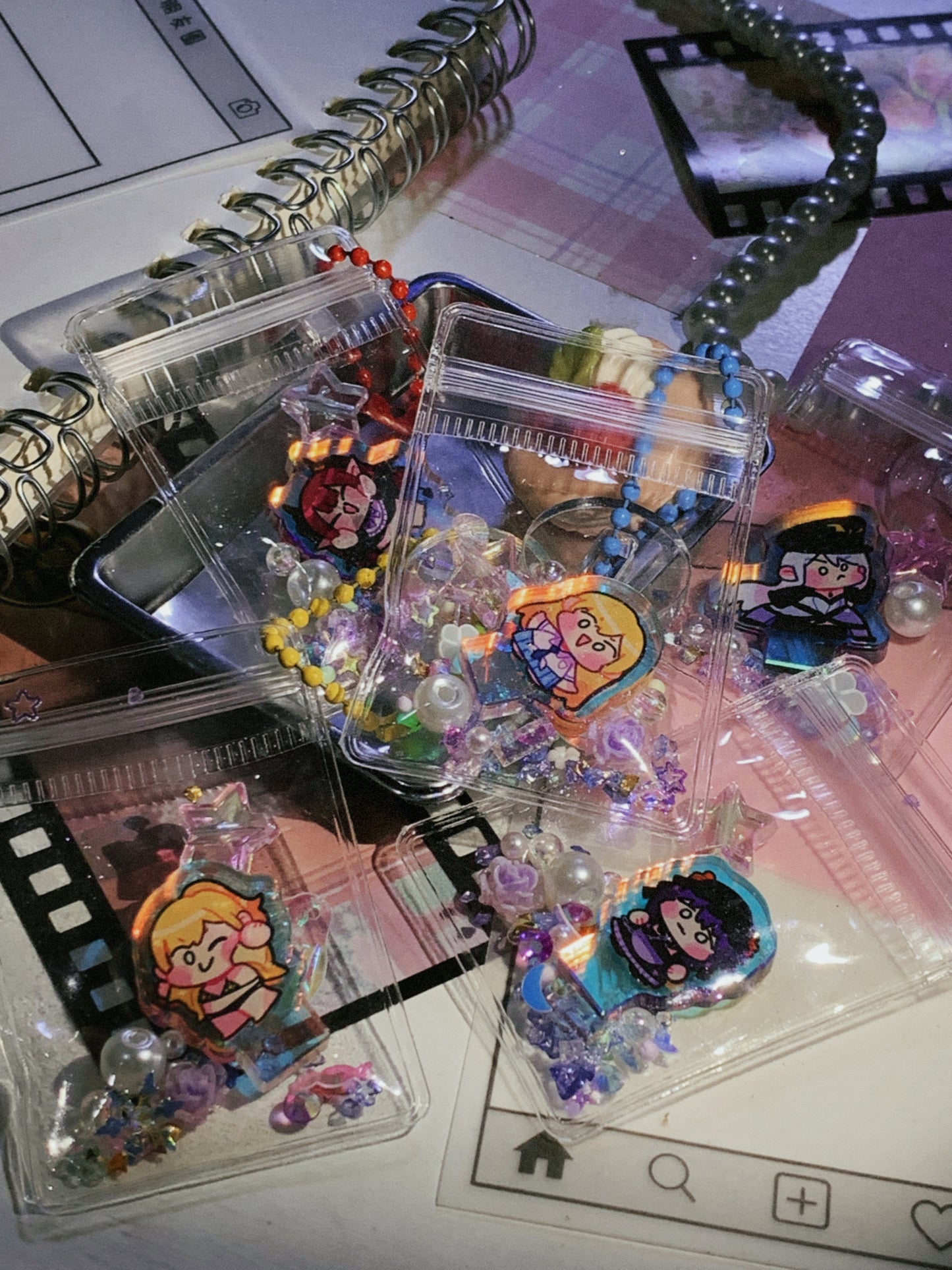 My Candy Packet Darling Marin Kitagawa Laser Mini Standee in a small baggie