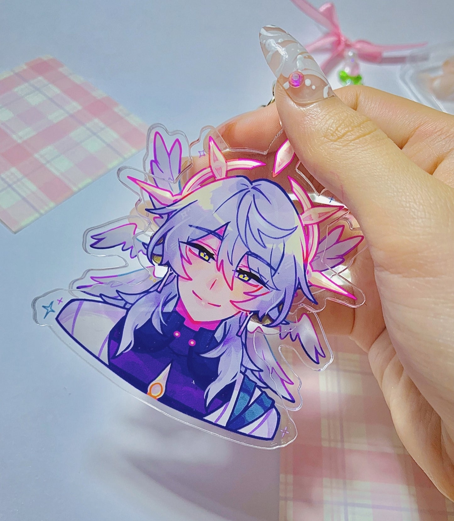Sunday Movable Wings Keychain