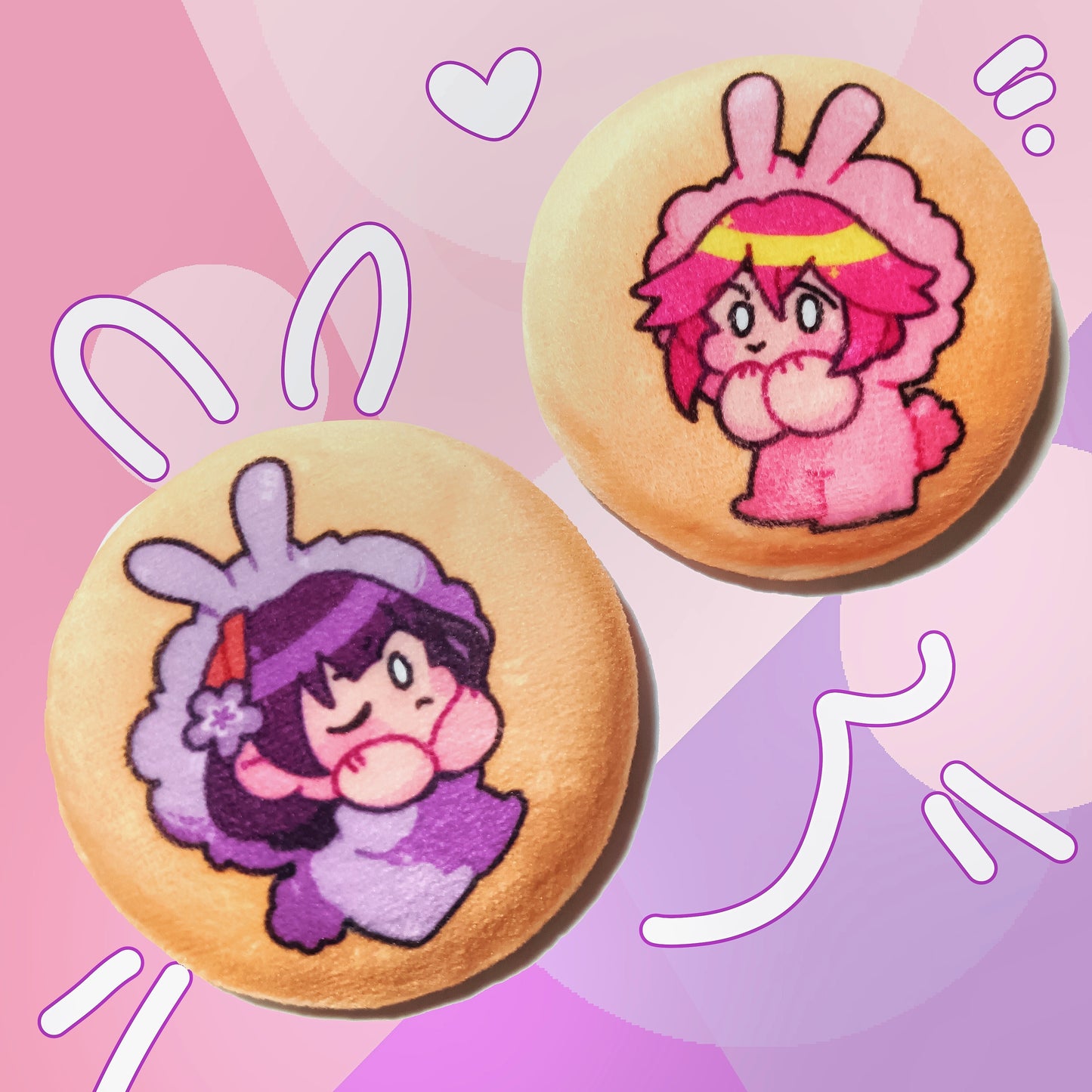 Raiden Yae Soft Biscuit Button Badge